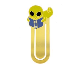 Reading Alien Metal Bookmark