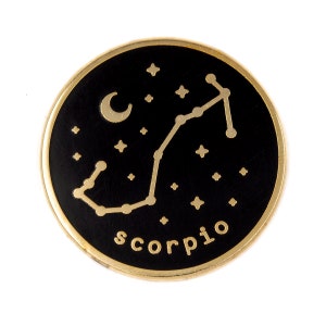 Scorpio Zodiac Enamel Pin