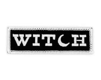 Witch Embroidered Iron-On Patch