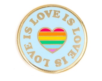 Love Is Love Pride Enamel Pin