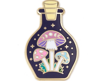 Mushroom Colony Enamel Pin