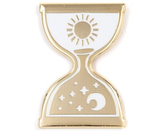 Hourglass Enamel Pin