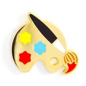 Paint Palette Enamel Pin