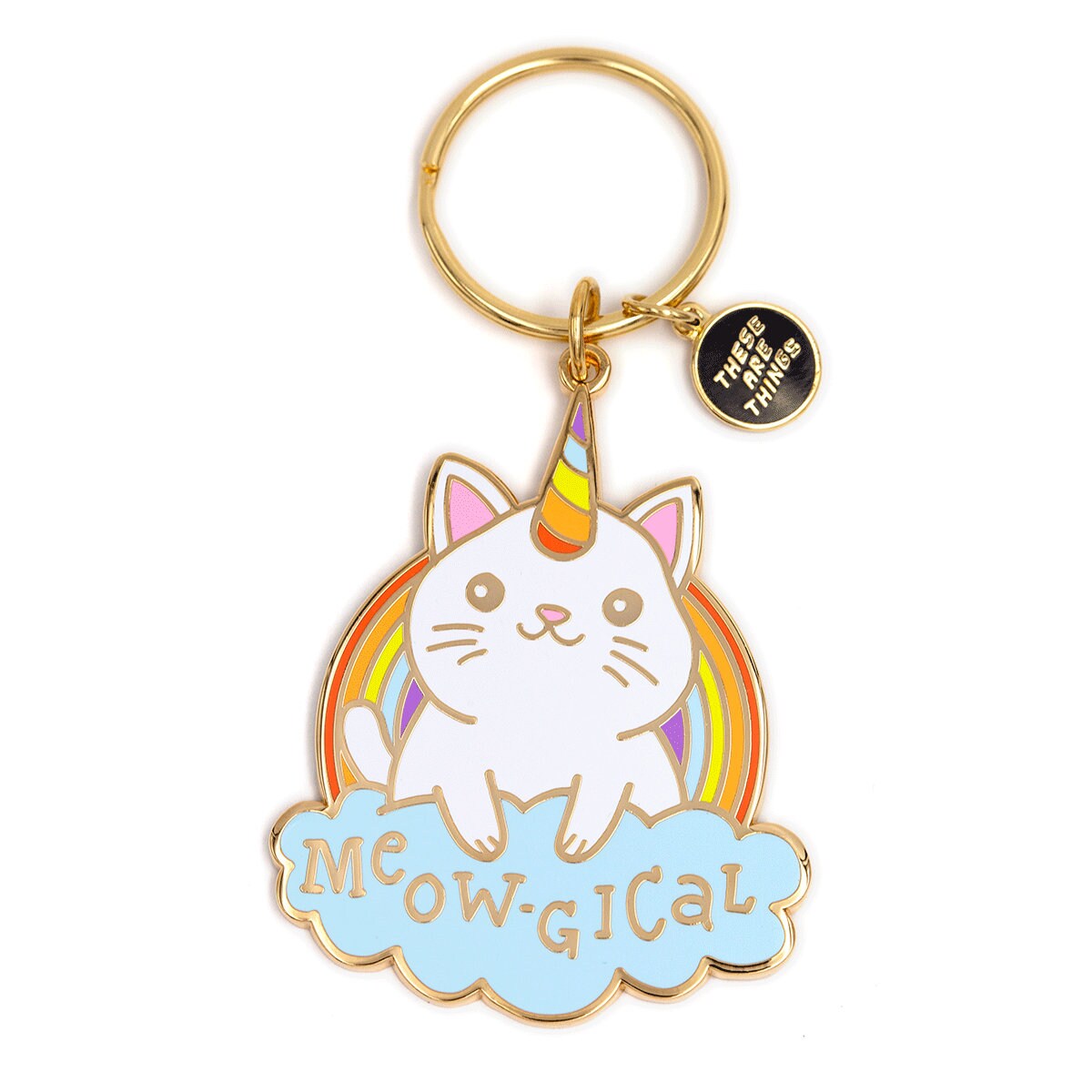 Meowgical Enamel Keychain - Etsy