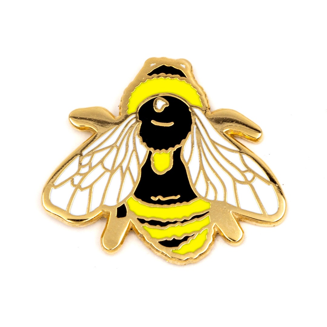 Honey Bee Enamel Pin - Etsy