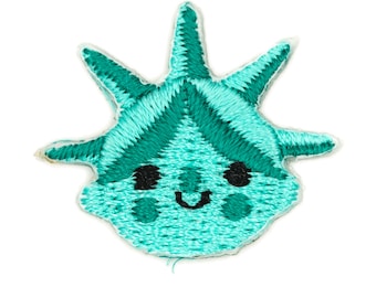 NYC Liberty Baby Embroidered Mini Sticker Patch
