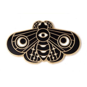 Lunar Moth Enamel Pin