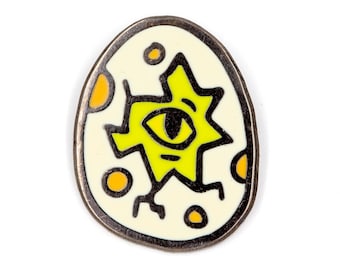 Dinosaur Egg Eye Enamel Pin