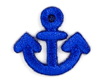 Anchor Embroidered Mini Sticker Patch