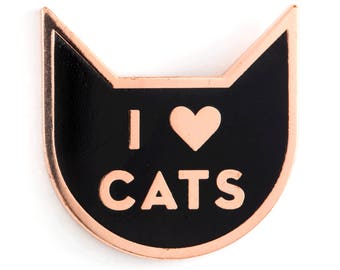 I Love Cats Enamel Pin