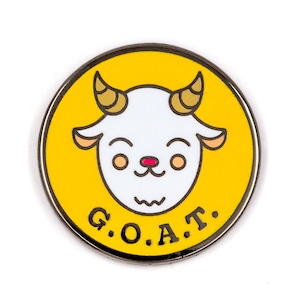 GOAT Enamel Pin