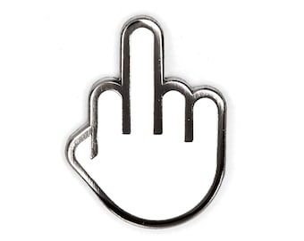 Middle Finger Enamel Pin