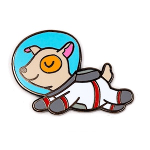 Astronaut Dog Enamel Pin