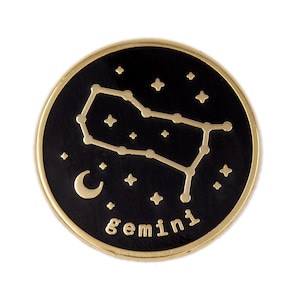 Gemini Zodiac Enamel Pin