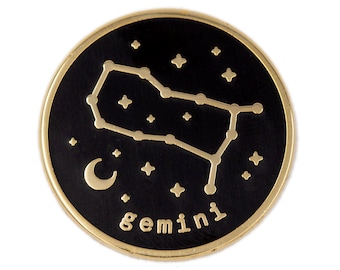 Gemini Zodiac Enamel Pin