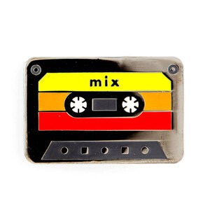 Mix Tape Cassette Enamel Pin
