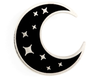 Crescent Moon Enamel Pin