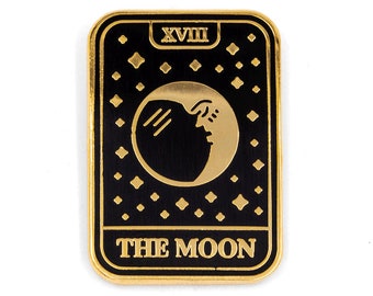 Moon Tarot Enamel Pin