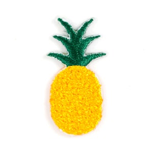 Pineapple Embroidered Mini Sticker Patch