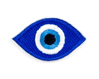 Evil Eye Embroidered Mini Sticker Patch