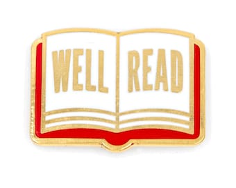 Well Read Enamel Pin