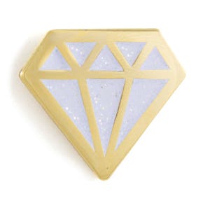 Diamond Glitter Enamel Pin