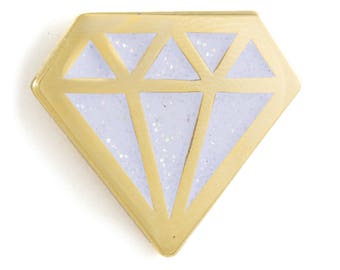 Diamond Glitter Enamel Pin