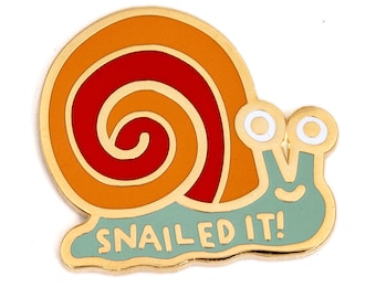 Snailed It! Enamel Pin