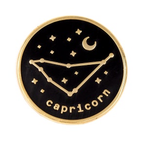 Capricorn Zodiac Enamel Pin