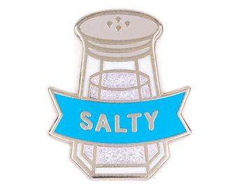 Salty Enamel Pin