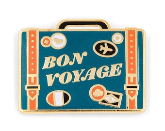 Bon Voyage Enamel Pin