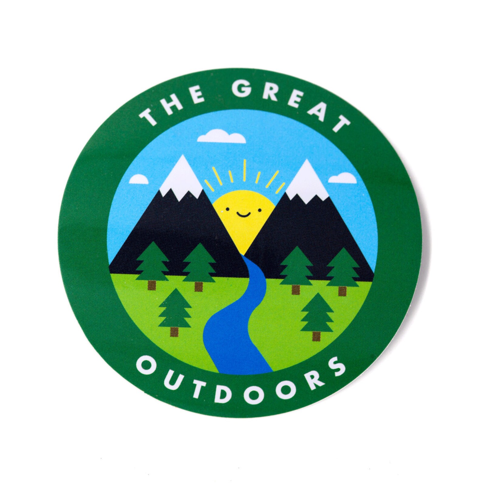 The Great Outdoors Vinyl Sticker Etsy