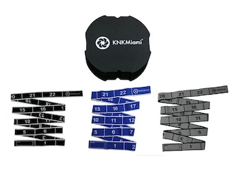 Circular Yoga Block & Resistance Bands Bundle: 24 Loops