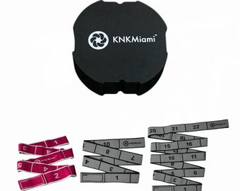 Kreisförmige Yoga Block & Widerstandsbänder Set - Platinum Pro Bundle