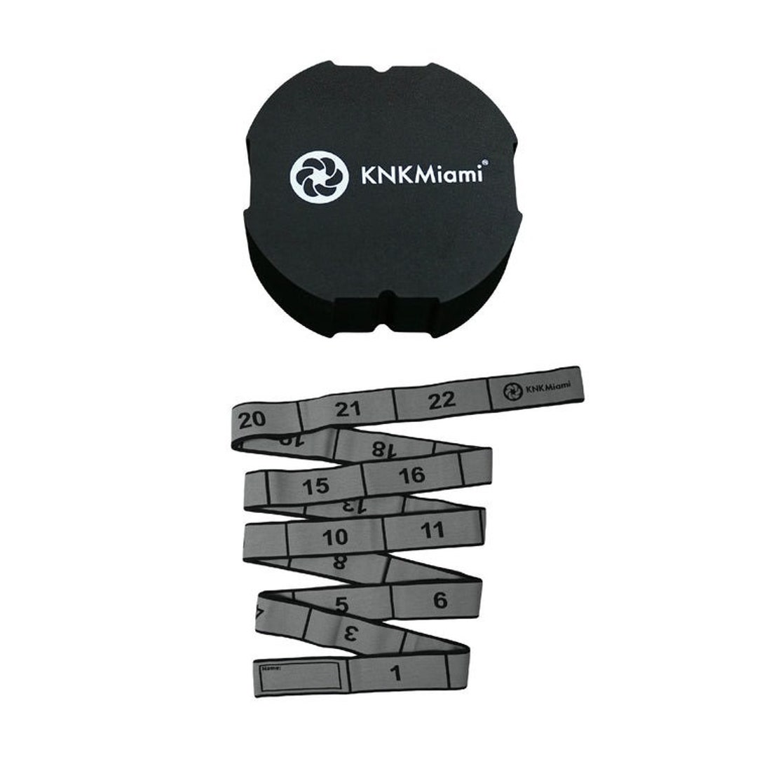 CIRCULAR YOGA BLOCK + Platinum Bundle (24 Loops Medium Resistance ...