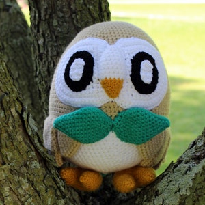 Rowlet Crochet Pattern