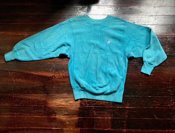 vintage 90s blank faded Champion reverse weave ath