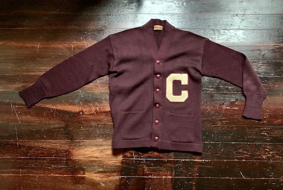 vintage 70s cardigan Athletic House Knoxville vars