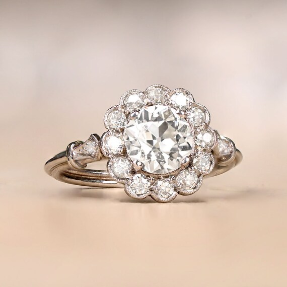 ART DECO 1.57 CARAT OLD MINE CUT DIAMOND ENGAGEMENT RING, CIRCA 1920 on  Vimeo