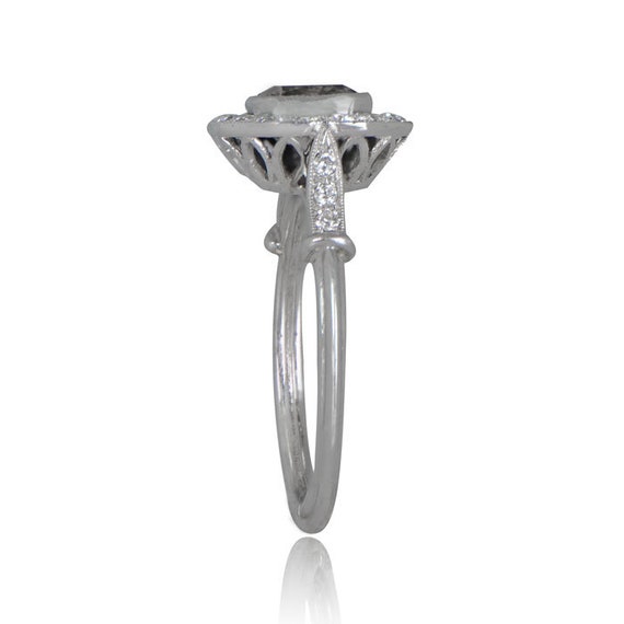 Champagne Diamond Engagement Ring - Champagne 1.1… - image 4