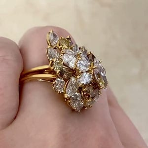 Light Pink Diamond Ring