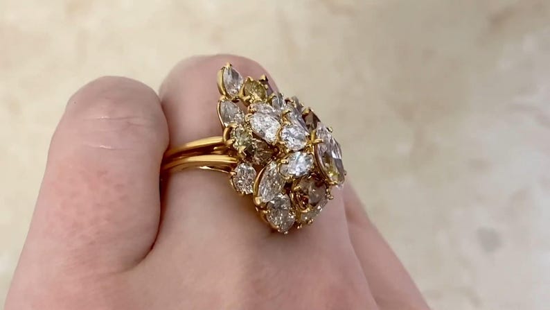 Light Pink Diamond Ring