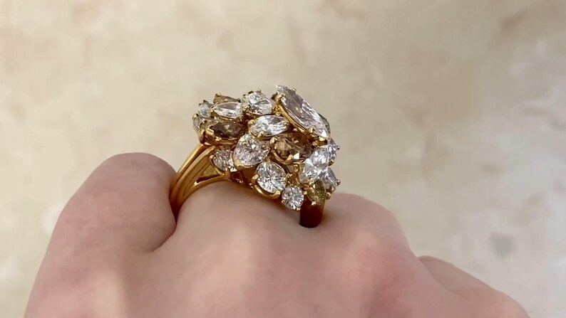 Cluster Diamond Ring
