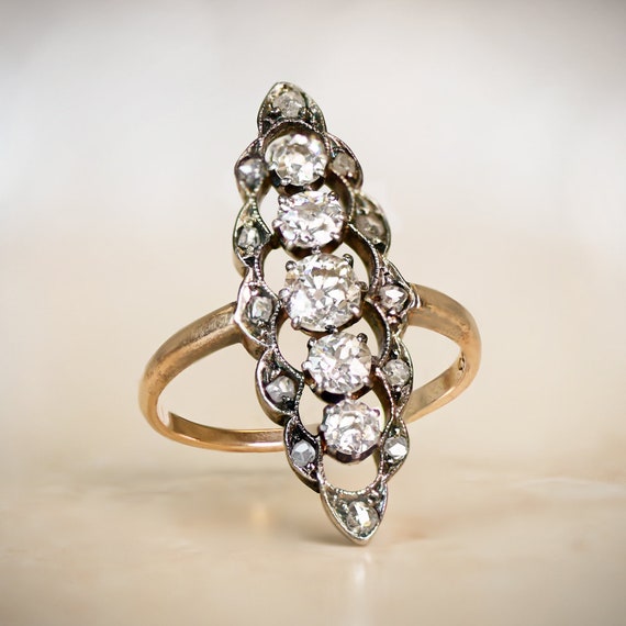 Sale - Antique Victorian 0.70ct Diamond Ring, Cir… - image 1