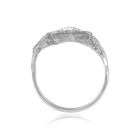 Antique Art Deco 1.45-Carat Diamond Ring, Circa 1… - image 5