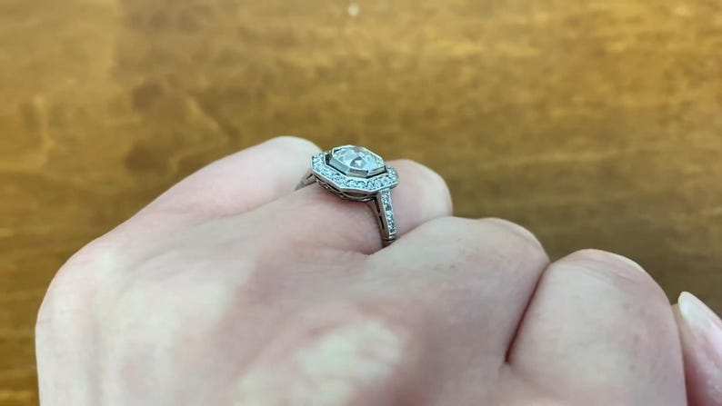Halo Diamond Ring