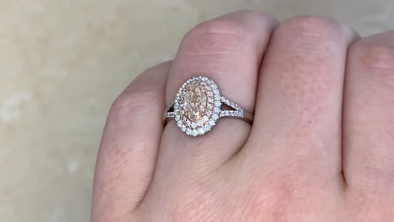 Estate Pink Diamond Ring