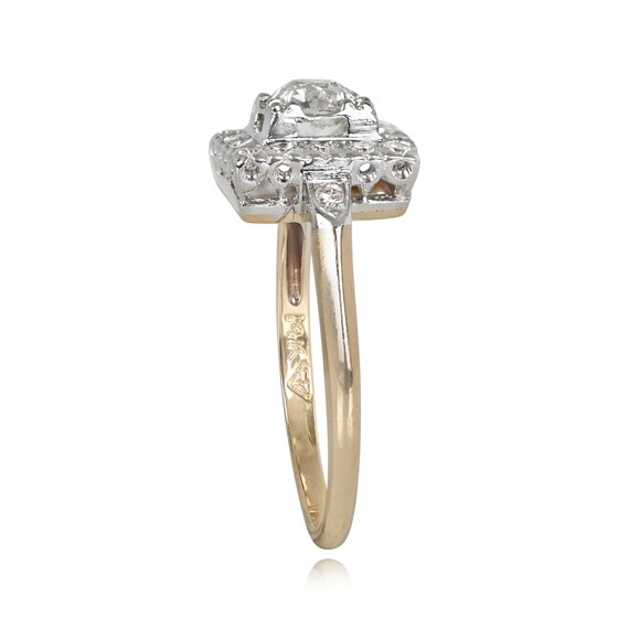 Vintage Retro 0.50 Carat Diamond Ring, Circa 1940… - image 3