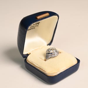 Antique Art Deco 1.50center-ct GIA-Certified Old European Cut Diamond Engagement Ring. Diamond Engagement Ring, Circa 1950 Platinum Ring.