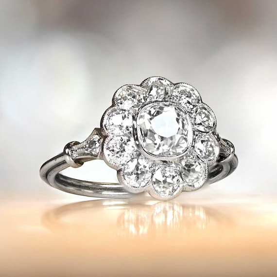 Etsy on sale platinum ring
